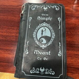 The Nightmare Before Christmas wallet zipper purse long wallet Jack & Sally